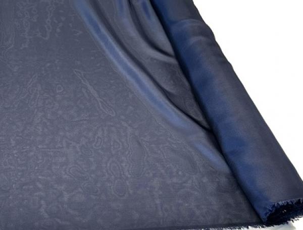 34m-Stck. Reinseiden Ponge  137cm breit dunkelblau